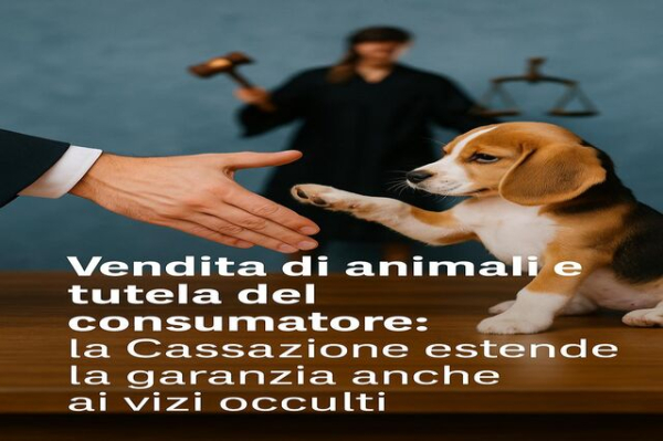Gli animali sono beni di consumo
