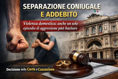 Separazione con addebito